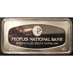 Ingot - United States Banks - Peoples National Bank Greenville, South Carolina