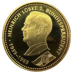 Medal - Deutschland Heinrich Lübke