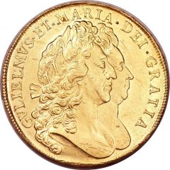 5 Guineas - William and Mary