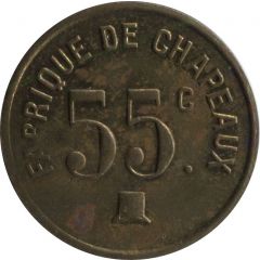 55 Centimes - Fabrique de chapeaux
