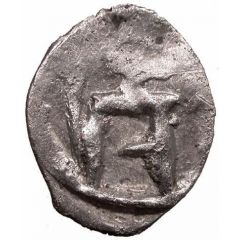 Fractional dirham `Ornamental type` - anepigraphic Bulghar mint
