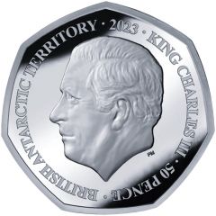 50 Pence - Charles III Saint James`s Palace, Silver