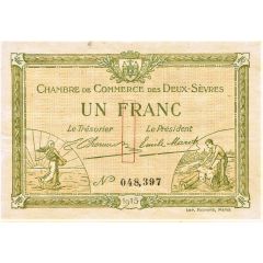 1 Franc - Chambre de Commerce des Deux-Sèvres 79