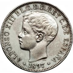 1 Peso - Alfonso XIII