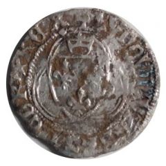 Petit Blanc with crown - Louis XI