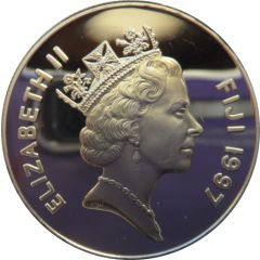 10 Dollars - Elizabeth II Golden Wedding