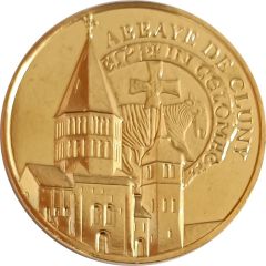Tourist token - Monnaie de Paris - Cluny - L`abbaye l`agneau