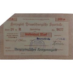 300 Mark Herzogliche Sparkasse