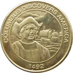 Token - The Sunoco Millenmium Coin Series 1 - Columbus Discovers America