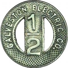1/2 Fare - Galveston Electric Company Galveston, Texas