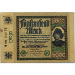5000 Mark Reichsbanknote
