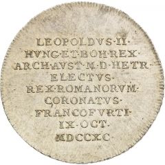 Medal - Coronation of Leopold II as Holy Roman Emperor