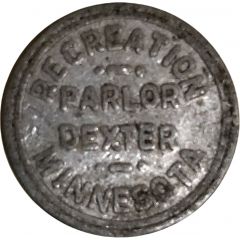 5 Cents - Recreation Parlor Dexter, Minnesota