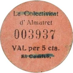 5 Centimos - Colectivitat d`Almatret