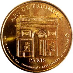 Monnaie de Paris Tourist Token - Paris Arc de Triomphe