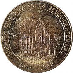 50 Cents - Greater Cuyahoga Falls Sesquicentennial Cuyahoga Falls, Ohio