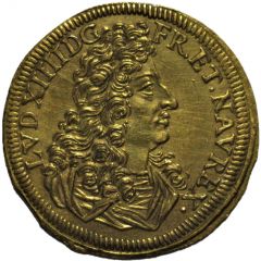 Counter Token - Louis XV - Le repos suit la Victoire Johann Konrad Höger