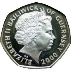 50 Pence - Elizabeth II 60th Anniversary -Battle of Britain - Silver