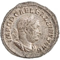 Denarius - Balbinus LIBERALITAS AVGVSTORVM, Liberalitas