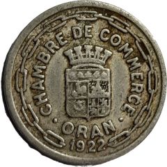 25 Centimes Oran Chamber of Commerce