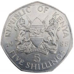 5 Shillings Copper-nickel