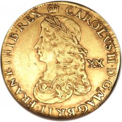 1 Unite - Charles II 2nd issue
