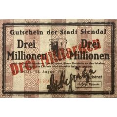 3 000 000 000 Mark Overprint on 3 000 000 Mark