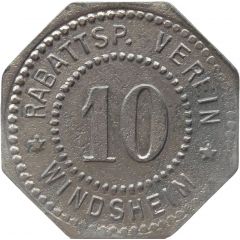 10 Pfennig - Windsheim