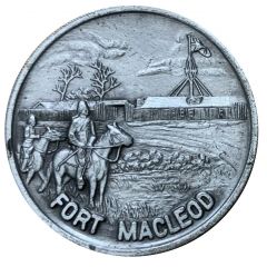 Medal - Royal Canadian Mounted Police Centenary Fort Macleod