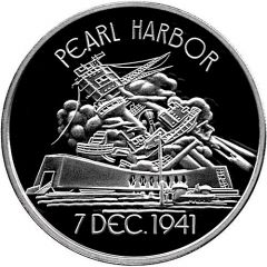 Official Commemorative Medallion - Pearl Harbor