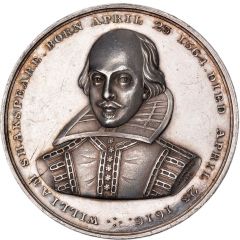 Medal - George IV William Shakespeare, silver