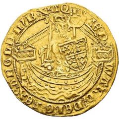 1/2 Noble - Edward III Treaty period, London mint