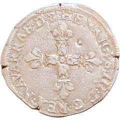 1/4 Ecu - Henry III of Navarre