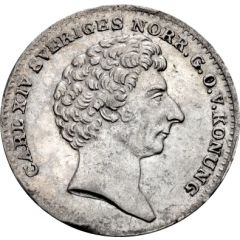 1⁄16 Riksdaler Specie - Charles XIV Johan