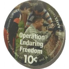 10 Cents - AAFES Gift Certificate 12A10