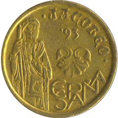 5 Pesetas Jacobeo