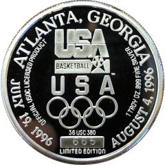Token - Atlanta, Georgia 1996 Olympic Basketball