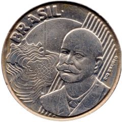 50 Centavos Rio Branco, copper-nickel