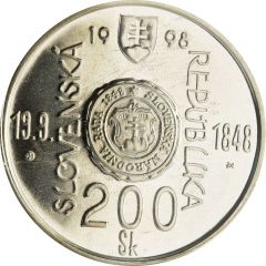 200 Korún 150 Years Slovak Revolt to 1848
