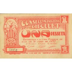 1 Peseta Ripollet