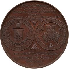 Medal Queen Alexandra Bridge; bronze