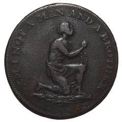 1/2 Penny Middlesex - Slave