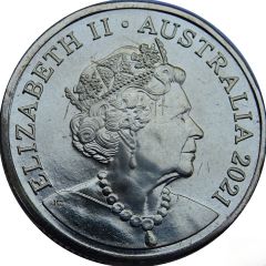 1 Dollar - Elizabeth II 6th Portrait - The Great Aussie Coin Hunt 2 - Letter G
