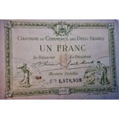 1 Franc - Chambre de Commerce des Deux-Sèvres 79