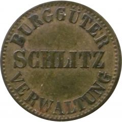 10 Pfennig - Schlitz Burggüter Verwaltung