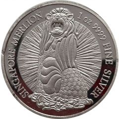 1 oz Silver Merlion