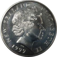5 Dollars - Elizabeth II 4th Portrait, Morepork