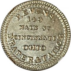 Hard Times Token – P. Evens, Draper and Tailor Cincinnati, Ohio