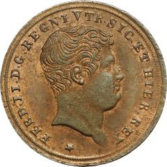 1 Tornese - Ferdinando II