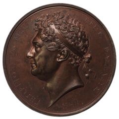 Medal - George IV Greek; bronze
